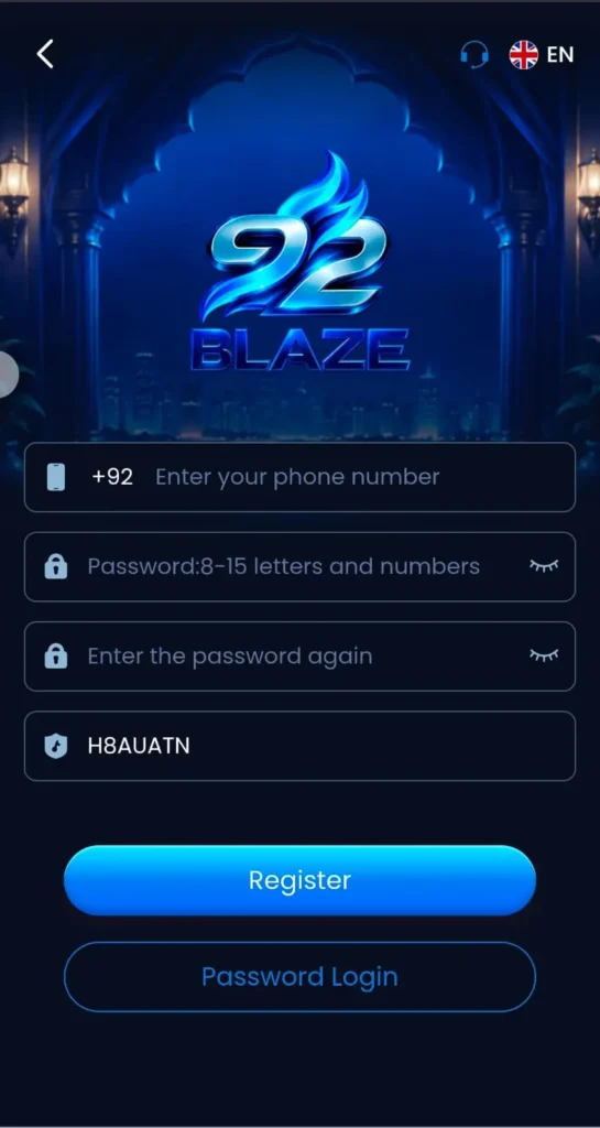 92blaze Register